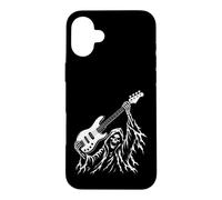 Halloween Squelette Guitare Basse pour Bassiste Coque pour iPhone 16 Plus