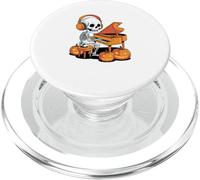 Halloween Squelette Pianiste Piano à Queue PopSockets PopGrip pour MagSafe