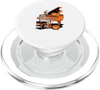 Halloween Squelette Pianiste Piano à Queue PopSockets PopGrip pour MagSafe
