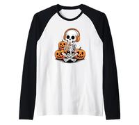 Halloween Squelette Piccolo Manche Raglan