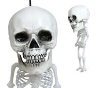 Halloween Squelette Suspendu Crâne Décoration Fête de l'épouvante Bizarre Grande Tête Fantôme Effrayant Horreur Atmosphère Décoration à suspendre