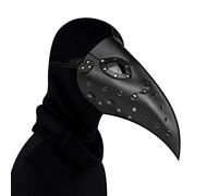 Halloween Steampunk Docteur Long bec nasal Masque d'oiseau Gothique Niwets Respirateur Lunettes Brillantes Lunettes Cosplay Costume Accessoires de fête Masques pour adultes pour hommes
