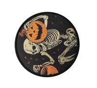 Halloween Sticker Patches, Pumpkin-Themed Iron-On Appliques, Spooky Seasonal Craft Decor for Pants, Hats, Jeans, Dresses, Backpacks, Jackets, and Clothing Accessories, 3.15 Inches