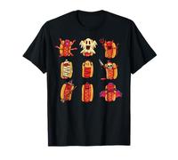 Halloween Summer Hotdog Ghost Summerween Halloweiner Spooky T-Shirt