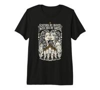 Halloween Sœurs Sorcières T-Shirt Haut de Gamme