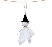 Halloween suspendu fantômes - décoration de fête, accessoire intérieur | Fabric de tissu blanc décorations pour les apparitions flottantes faciles à traire, les apparitions flottantes faciles à mainte