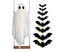 Halloween Swinging Ghost - Cute Scary Floating Figure Ornament Decor
