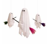 Halloween Swinging Ghost, Décoration Fantôme Volant, Ornement Spooky 3pcs