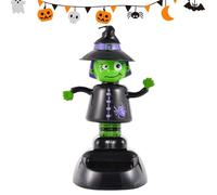 Halloween | Table de Bord de Jouet | Dancer énergie Solaire | Halloween Décoration de Voiture Ornements Ghost Pumpkin Self -Dashboard Cadeaux décoratifs drôles