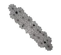 Halloween Table Runner - Lace Spider Web Black Scarf Décoration d'intérieur | Cross -Cross Restaurant Bar Fête Maison Festival Gothique Décoration pour Mariages Atmosphère d'intérieur