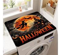 Halloween Tapis Protection Pour Dessus De Lave-Linge (Color 4,50 x50 cm) | AntidéRapant,Absorbant,Anti-PoussièRe,Housse Pour Lave-Linge/SèChe-Linge,Pour Cuisine,Salle De Bain,Buanderie,RéFrigéRateur
