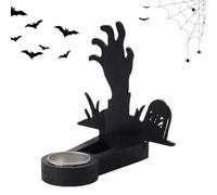 Halloween Tea Light Shadow Caster - Spooky Ghost Projection Bandleder | Creative Shadow Candlestick Stand pour La Décoration De Table Hantée De Maison Hantée