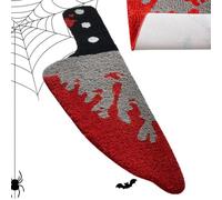 Halloween Teppich - Halloween Bad Matten Fußmatte In Schneiderform | Nicht Rutscher Gruseliger Zimmerteppich Für Eingangstür Vorne Herbst Im Herbst Schlafzimmer Weihnachten Heimeingang Küche