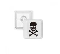Halloween tête de Mort Bones PBT Keycaps pour Clavier mécanique Blanc OEM sans Marquage d'impression R3 Multicolore