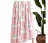 Halloween Throw Blanket | Spooky Soft Warm Lightweight Flannel Sofa Sheet