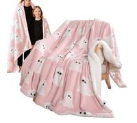 Halloween Throw Blanket | Spooky Soft Warm Lightweight Flannel Sofa Sheet