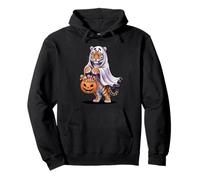 Halloween Tigre Fantôme Citrouille Farce Ou Friandise Sweat à Capuche