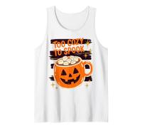 Halloween Too Cozy to Spook Retro Hot Cocoa Pumpkin Lover Débardeur