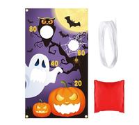 Halloween Toss Game - Bel Sac Toss Set Pumpkin Ghost Design Slow Game Board pour Les événements du Festival Activités avec Score | Party Performance Family Play Prix Prix Decoration Supplies