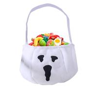 Halloween Tote Bags, Reusable Tote Bags with Handles for Candy, Spacious Lightweight Design, Ideal for Halloween Treat Basket Party Favor Women Youth Teens Men Girls Daughters Sisters Wives Friends