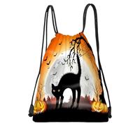 Halloween traite le sac de lutte à cordon d'Halloween multifonctionnel | Sacs-cadeaux Halloween | Sacs de bonbons doux ou acides pour le transport de vos incontournables et en même temps élégant