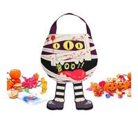 Halloween Treat Bags, Reusable Trick Or Treat Bags, Halloween For Kids, Non-Woven Fabric Portable Snack Tote For Toy Candy Event Organizers Haunted House Retail Store School Events