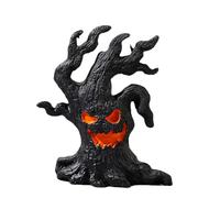 Halloween Tree Bark Faces - Figurine Demon Tree | Les arbres effrayants font face à la sculpture réaliste | Sculpture de jardin sur table, artisanat en résine pour maison hantée | Paysage min
