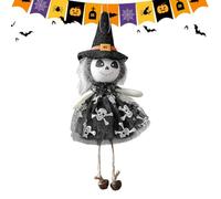 Halloween Tree Ornaments - 8.66in Cat Witch Pumpkin Ghost Hanging Decor