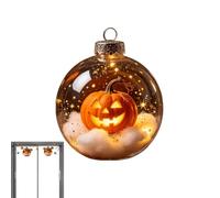 Halloween Tree Ornaments, Lighted Ghost Pumpkin Cat Decorations