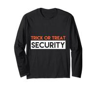 Halloween Trick Or Treat Security - Scary Big Brother, Sister Manche Longue