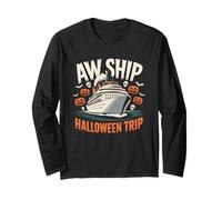 Halloween Trip Cruise Spooky Haunted Seas Vibes Manche Longue