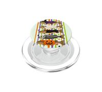 Halloween Truite Poisson fantôme Citrouille Squelette pêche effrayante PopSockets PopGrip pour MagSafe