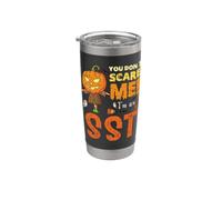 Halloween, tu ne fais pas peur à SST Funny Gobelet isotherme en acier inoxydable double paroi