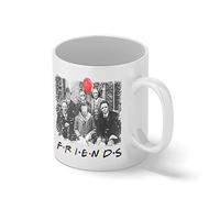 Halloween TV Sitcom Series Friends Inspired Horror Movie Tasse blanche Café Mug
