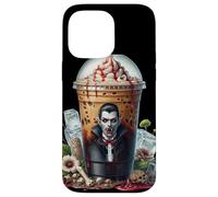 Halloween Vampire Coffee Mug Dracula Themed Coffee Lover Coque pour iPhone 14 Pro Max