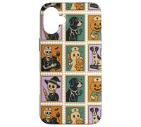 Halloween Vet Nurse Crew Stamp Pattern Boo Patrol Coque pour iPhone 16 Plus