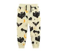 Halloween Vêtements De Sport pour Adolescents Pantalon Jogging garçon, imprimé Halloween, survêtement fuselé athlétique Enfants, Mode Automne, décontracté Cabana Life Garçons(Beige,5 Ans)
