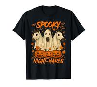 Halloween Vibes Horse Lover Boo Ghost Spooky Nightmares T-Shirt