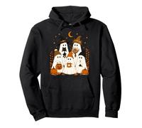 Halloween Vintage Ghosts Aime Les Chats et Les citrouilles, Halloween drôle Sweat à Capuche