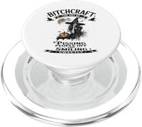Halloween Vintage Sorcière Bitchcraft Gothique Pin Up Girl Sassy PopSockets PopGrip pour MagSafe