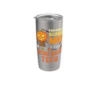 Halloween, vous n'avez pas peur | Body Shop Tech Funny Gobelet isotherme en acier inoxydable double paroi