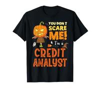 Halloween, Vous n'effrayez Pas Un analyste du crédit, C'est drôle T-Shirt