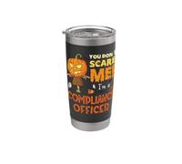 Halloween, vous n'effrayez pas un responsable de la conformité, c'est drôle Gobelet isotherme en acier inoxydable double paroi
