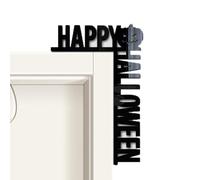 Halloween Wall Sticker - 3D Happy Acrylic Mirror Decor & Door Corner