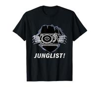 Halloween Ware Costume de Loup Larme et Basse Rave Junglist T-Shirt