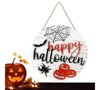 Halloween Welcome Sign, Smooth Home Party Dangling Decor Welcome Decoration | Wreath For Porch Tree Spooky Fun To Your Front Door This Halloween With Our Decorative Halloween Door Hanger! Made With