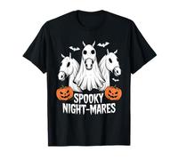 Halloween Western Spooky Night Mares Horse Cute Ghost T-Shirt