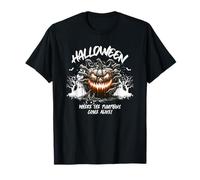 Halloween Where The Pumpkins Come Alive Battes Flying Bats Noir T-Shirt