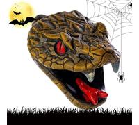 Halloween Whistle, Snake Prank Whistle, Spoof Resin Prop, Realistic and Durable Design, Fun Frightening Sound Effect, for Haunted House, Escape Room, Outdoor, Indoor, Decoration, Theme Event, Game