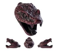 Halloween Whistle Toy, Snake Prank Whistle, 4.61x3.11x3.07 Inches Spoof Resin Prop, Spooky Sound Maker for Haunted House Escape Room Outdoor Indoor Decoration Theme Event Game Fun and Entertainment